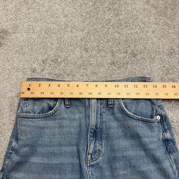 Madewell High Rise Slim Fit Boyfriend Denim Jeans Womens 27 Blue Medium Wash L29 - Picture 10 of 16